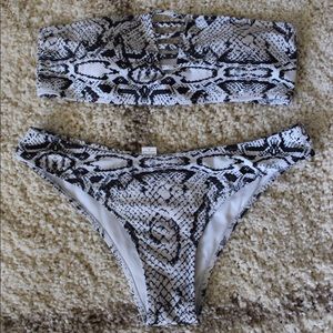 Snakeskin Swim Suit